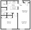 Villages at Essex Park_1 Bedroom_Fitch